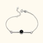 Personalized Projection Bracelet with 100 Languages I Love You and Photo for Family or Friends Her
