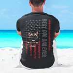 Maglietta personalizzata Best Dog Dad Ever Cute T-shirt Anniversary Daily Father's Day Amanti degli animali domestici