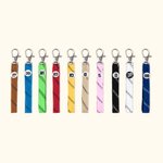 Porte-clés personnalisé pour les fans de hockey, avec numéro de lacet sur les deux côtés.