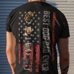 Maglietta personalizzata Best Dog Dad Ever Cute T-shirt Anniversary Daily Father's Day Amanti degli animali domestici