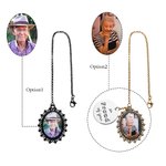 Personalized Graduation Cap Wedding Bouquet Photo Charm with Engraved Charm Graduation Wedding for Graduate Bride