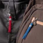 Porte-clés personnalisé pour les fans de hockey, avec numéro de lacet sur les deux côtés.