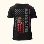 Maglietta personalizzata Best Dog Dad Ever Cute T-shirt Anniversary Daily Father's Day Amanti degli animali domestici