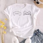 T-shirt Sweatshirt Personnalisé avec Nom Animal de Compagnie Cadeau pour Propriétaire d'Animal Chien Chat