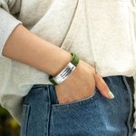 Personalized Emergency Medical Alert Adjustable Silicone Waterproof Band Bracelet with Stainless Steel ID Name Tag for Men Women First Aid Gift