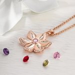 Personalized Star of Bethlehem Flower Necklace Praise for Mother Gift for Mother Women