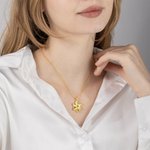 Personalized Star of Bethlehem Flower Necklace Praise for Mother Gift for Mother Women