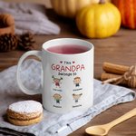 Personalised This Grandpa Grandma Mom Dad Belongs To Me Ceramic Mug  Gift for Family Member Office and Home Use