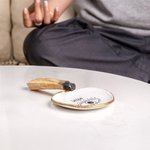 Personalized Evil Eye Palo Santo Holder Palo Santo Burner Dish Spiritual Decor Incense Burner Incense Holder Handmade