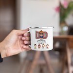 Tazza smaltata personalizzata Dear Dad Forget Father's Day We Love You Every Day per il regalo della Festa del Papà