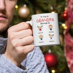 Personalised This Grandpa Grandma Mom Dad Belongs To Me Ceramic Mug  Gift for Family Member Office and Home Use