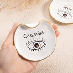 Personalized Evil Eye Palo Santo Holder Palo Santo Burner Dish Spiritual Decor Incense Burner Incense Holder Handmade