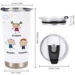 Vaso de 20oz Personalizado Dibujado a Mano Lindo Niño Estás Haciendo un Gran Trabajo Somos Impresionantes Regalo para Papá Mamá Abuela Abuelo