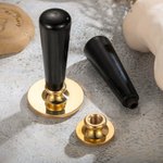 Personalisierte Keramik Ton Messing Töpferei Stempel mit Muster Initiale Datum Geschenk für Handwerk Liebhaber