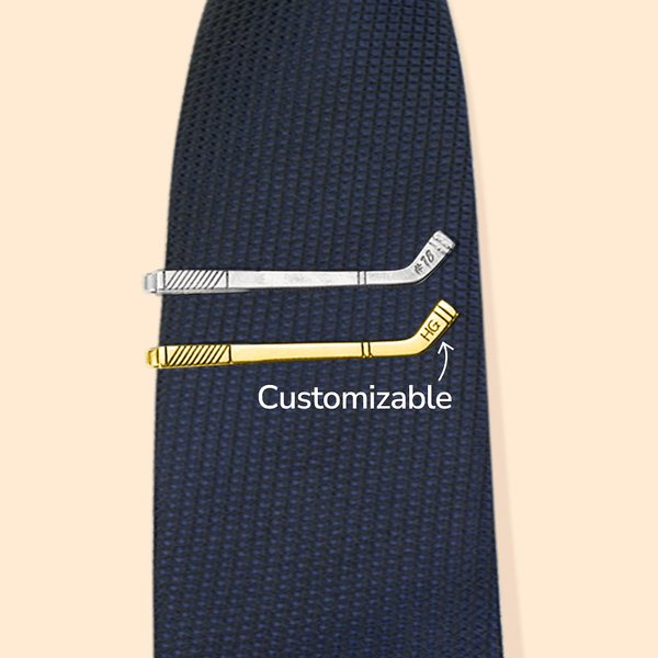 Henkilökohtainen jääkiekko Tie Clip jääkiekko Tie Vintage miehille Isänpäivä lahja poikaystävä lahja