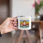 Tazza smaltata personalizzata Dear Dad Great Job We're Awesome Funny per il padre, il nonno, il marito, il regalo più bello.