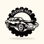 Personalized Metal Classic Car Sign Wall Sign Workshop Sign Garage Sign Home Decor Father's Day Gift for Dad Grandpa Brother Boyfriend