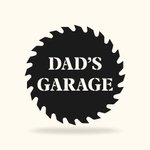 Personalized Dad's Garage Saw Blade Metal Sign for Home Decoration Laser Cutting Father's Day Gift