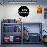 Personalized Dad's Garage Saw Blade Metal Sign for Home Decoration Laser Cutting Father's Day Gift