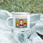 Tazza smaltata personalizzata Dear Dad Great Job We're Awesome Funny per il padre, il nonno, il marito, il regalo più bello.