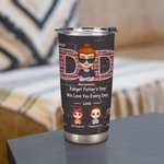 Henkilökohtainen Rakas isä Unohda Isänpäivä Me rakastamme sinua joka päivä 20oz Tumbler Isänpäivä Joulu Syntymäpäivä Lahja isälle Päivittäinen käyttö