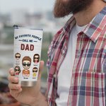 Henkilökohtainen My Favorite People Call Me Dad 20oz Tumbler Isänpäivä Syntymäpäivä Joululahja Isälle Isoisä Isoisä Päivittäinen käyttö