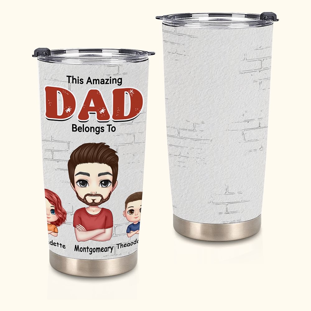Gobelet personnalisé 20oz pour boissons chaudes et froides Fête des pères Thanksgiving Day