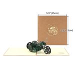 Personalized 3D Super Dad Golf Cart Jeep Guitar Thank You Lighter Greeting Card Father's Day Gift