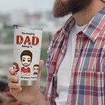 Henkilökohtainen Tämä hämmästyttävä isä kuuluu 20oz Tumbler kuumille ja kylmille juomille Isänpäivä kiitospäivä