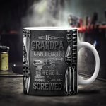Tasse Mécanique Personnalisée Tasse Mécanique pour Papa Grand-père Je ne peux pas le réparer Nous sommes tous foutus Cadeau Fête des Pères