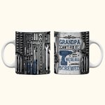Tasse Mécanique Personnalisée Tasse Mécanique pour Papa Grand-père Je ne peux pas le réparer Nous sommes tous foutus Cadeau Fête des Pères