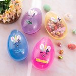 Personalised Bunny Fantasy Unicorn Easter Eggs Basket Stuffer Filler with Name Gifts for Kids