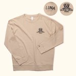 Personalisierte bestickt Hund Sweatshirt oder T-Shirt mit Hundenamen auf Ärmel für Hundemutter Hundeliebhaber Geschenk