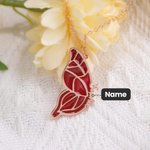 Personalisierte Schmetterling Halskette Name Halskette Geschenk für beste Freunde Freundin