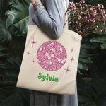 Sac à main personnalisé avec paillettes pour le bal de disco Cadeau de demoiselle d'honneur