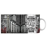 Mug Céramique Personnalisé avec Nom et Motif Cadeau de Fête des Pères pour Papa