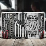 Mug Céramique Personnalisé avec Nom et Motif Cadeau de Fête des Pères pour Papa