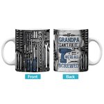 Tasse Mécanique Personnalisée Tasse Mécanique pour Papa Grand-père Je ne peux pas le réparer Nous sommes tous foutus Cadeau Fête des Pères