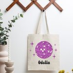 Sac à main personnalisé avec paillettes pour le bal de disco Cadeau de demoiselle d'honneur
