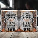 Mug Céramique Personnalisé avec Nom et Motif Cadeau de Fête des Pères pour Papa