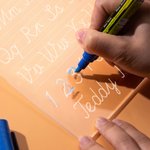 Personalised Reusable Alphabet and Number Tracing Dry Erase Board Educational Learning Gift for Kids