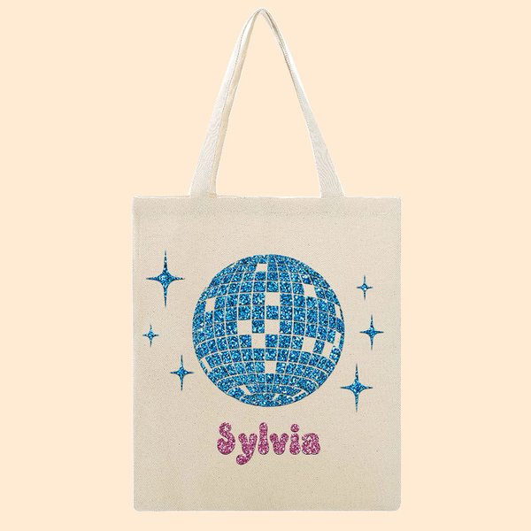Sac à main personnalisé avec paillettes pour le bal de disco Cadeau de demoiselle d'honneur