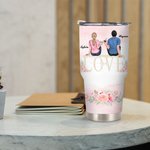 Henkilökohtainen Sinä ja minä saimme tämän rakkauden kanssa häät kukka 30oz Tumbler pari Memorial Day lahja