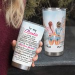 Personalised Bestie Quote To My Bestie I Love You Because I Know You'll Always by My Side 20oz Tumbler Friend Gifts for Hot and Cold Drinks