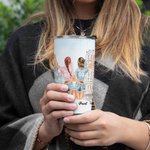 Personalised Bestie Quote To My Bestie I Love You Because I Know You'll Always by My Side 20oz Tumbler Friend Gifts for Hot and Cold Drinks