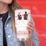 Cadeau de mariage personnalisé I Met You I Liked You I Love You I'm Keeping You 30oz Tumbler Couple Wedding Gift