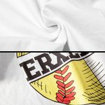 Personlig namnskjorta för softboll och baseboll för mamma till båda sporterna Kortärmad Casual Tee