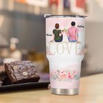 Personalized Love You We are Together Since a Certain Year Couple Quotes 30oz Tumbler Anniversary Gift