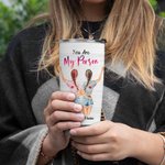 Personalised Bestie Quote To My Bestie I Love You Because I Know You'll Always by My Side 20oz Tumbler Birthday Daily Use