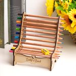 Personalized Coloring Pencils With a Bench Room Decorating Gifts for Kids